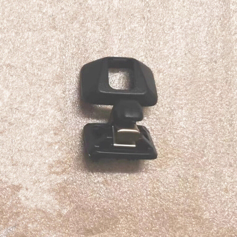 Gancio clip grigio visiera parasole nero 9J1857561 per Porsche 2020-2023 Taycan