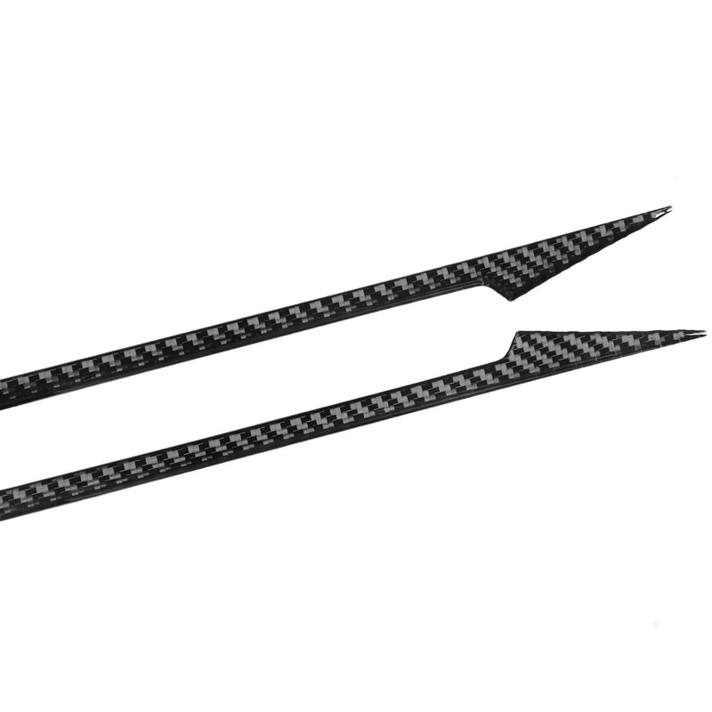 WXZOS Genuine Carbon Fiber Rear Taillight Trim for Chevrolet Corvette C8 2020-2024