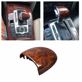 Peach Wood Grain Gear Shift Knob Cover for Audi 2013-2015 A4 2012-2016 A5