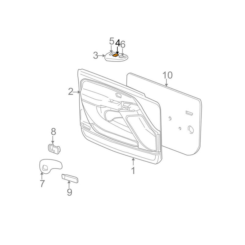 Front Passenger Side Power Window Door Lock Switch 15045084 For Chevrolet GMC