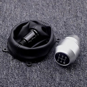 5Speed Aluminum Alloy Gear Shift Knob w/Gaitor Boot for Honda Civic 2006-2011 MT