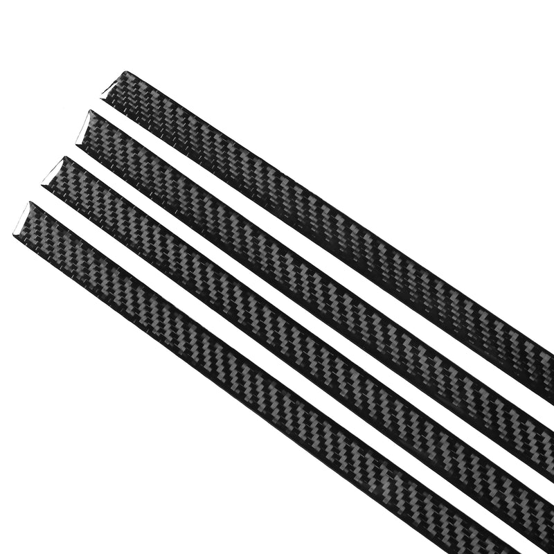 WXZOS Genuine Carbon Fiber Exterior Door Window Trim for Benz W206 C-class 2022-2024