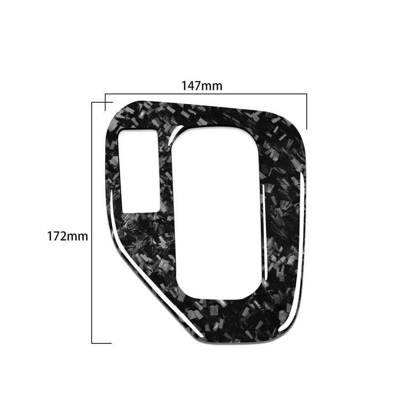 WXZOS Genuine Carbon Fiber Gear Shift Lever Panel Trim for BMW E39 5series 1995-2003