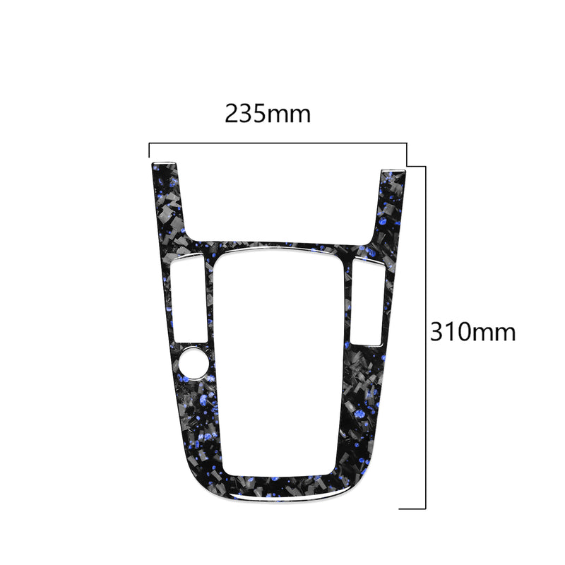 WXZOS Genuine Carbon Fiber Gear Shift Lever Panel Trim for Audi A5 S5 RS5 2013-2016