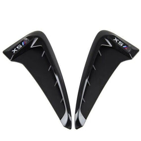 Side Marker Fender Air wing Vent Trim M Cover Chrome For 2014+ BMW F15-X5 X5 35I
