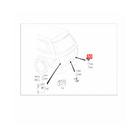 Trunk Lid Tailgate Control Switch A2128210651 for Benz 2012-2017 CLS Wagon X218