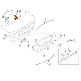 Rear View Back Up Assist Camera ES7Z-19G490-A For Ford Fusion 2013-2016