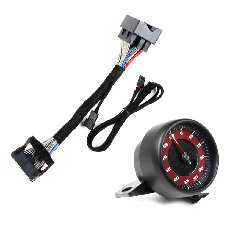 WXZOS Dashboard Sport Chrono Stopwatch Clock w/Panel for Porsche Cayenne 9Y0 2018-2023