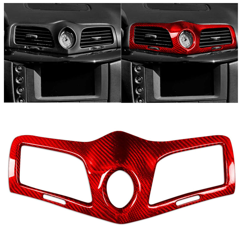 WXZOS Car  Carbon Fiber A/C Air Vent Bezel Trim for Maserati GranTurismo(M145) 2009-19
