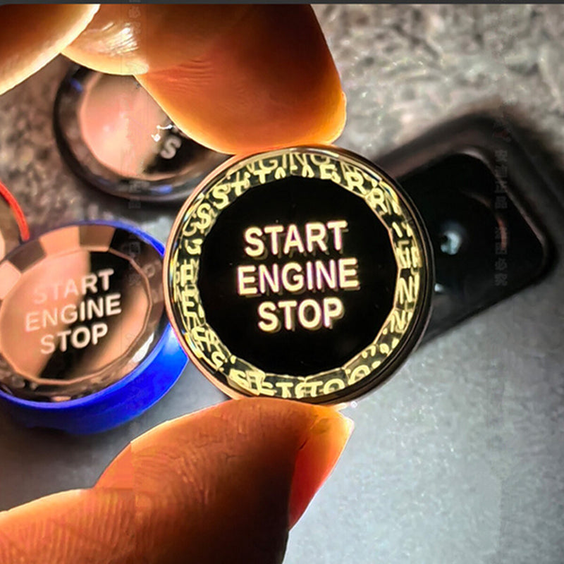 WXZOS Crystal Start Stop Ignition Switch Button for Land Rover Range Rover 2023-2025