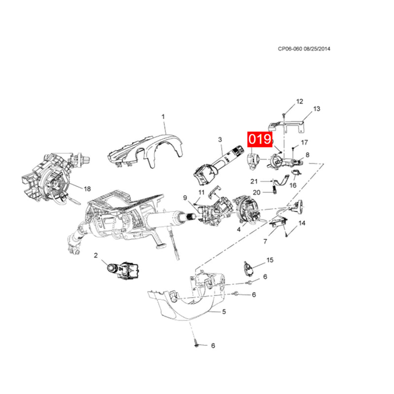 WXZOS Engine Ignition Starter Switch for Chevrolet Equinox 2010-2017