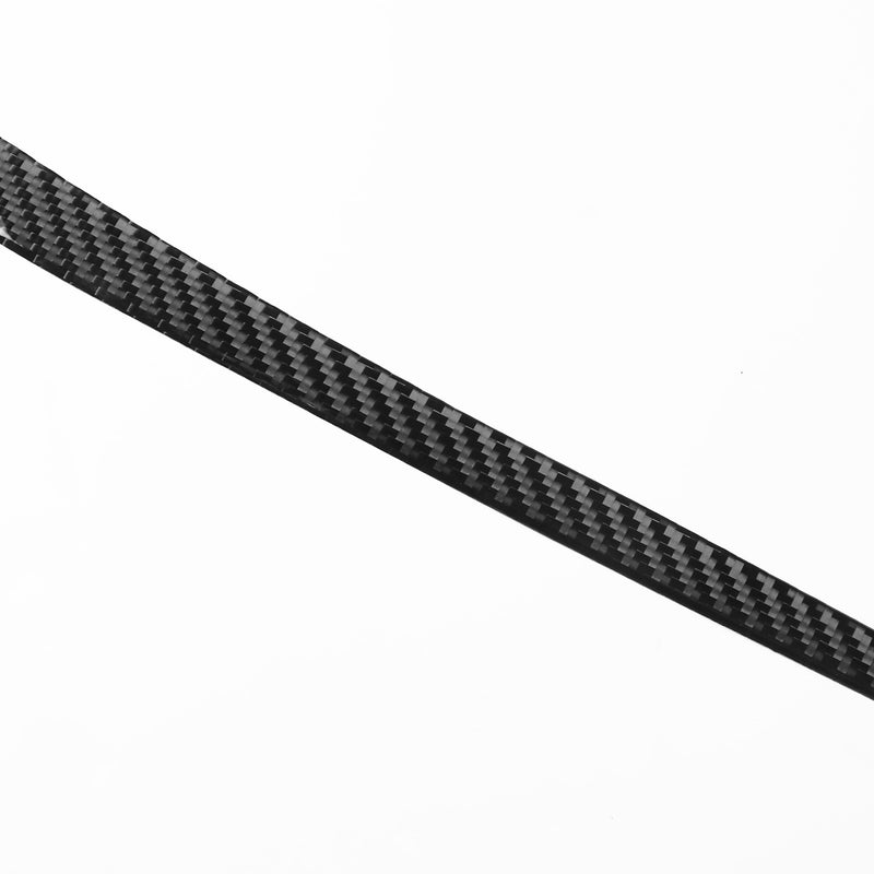 WXZOS Genuine Carbon Fiber Dashboard Top Pad Trim for Chevrolet Corvette C8 2020-2024