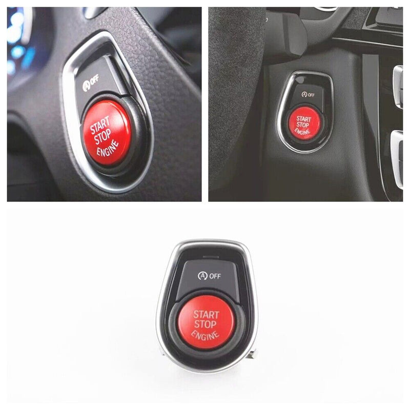 Bouton rouge interrupteur allumage moteur Start Stop pour BMW Série 3 F30 F31...