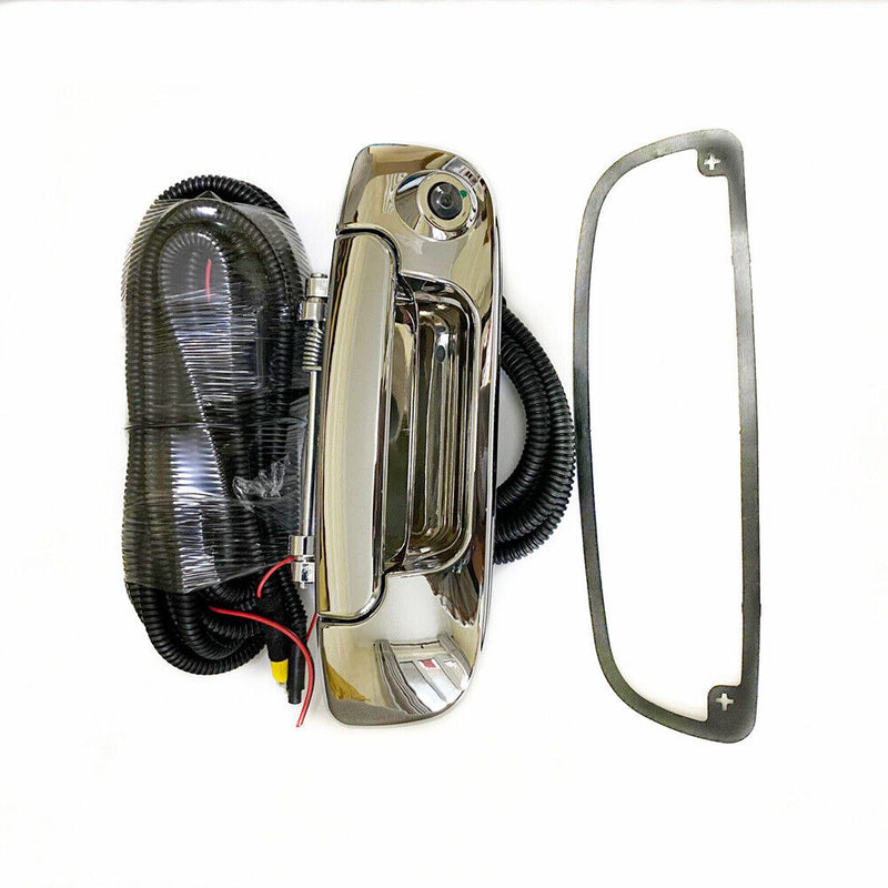 Chrome Tailgate Handle Backup View Camera for Dodge 2003-2008 Ram 1500 2500 3500