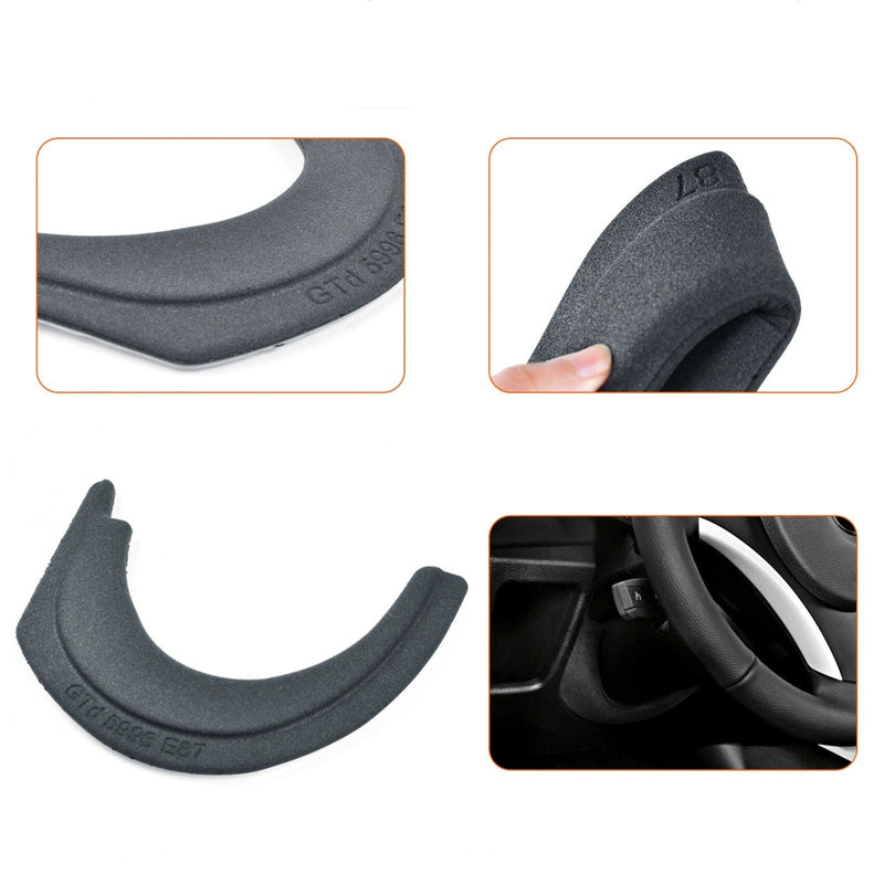 WXZOS Steering Wheel Lower Cover Sponge Backplate for BMW E81 E82 E87 E88 2005-2012