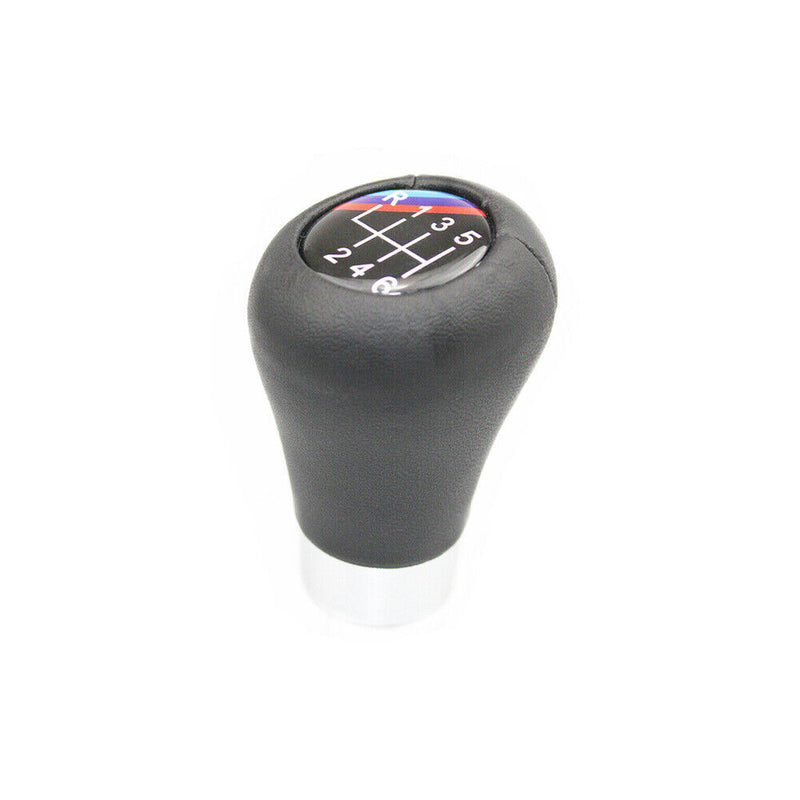 Manual Leather 6 Speed Gear Shift Knob Head for BMW 3' E46 5' E60 E61 6' E63 E64