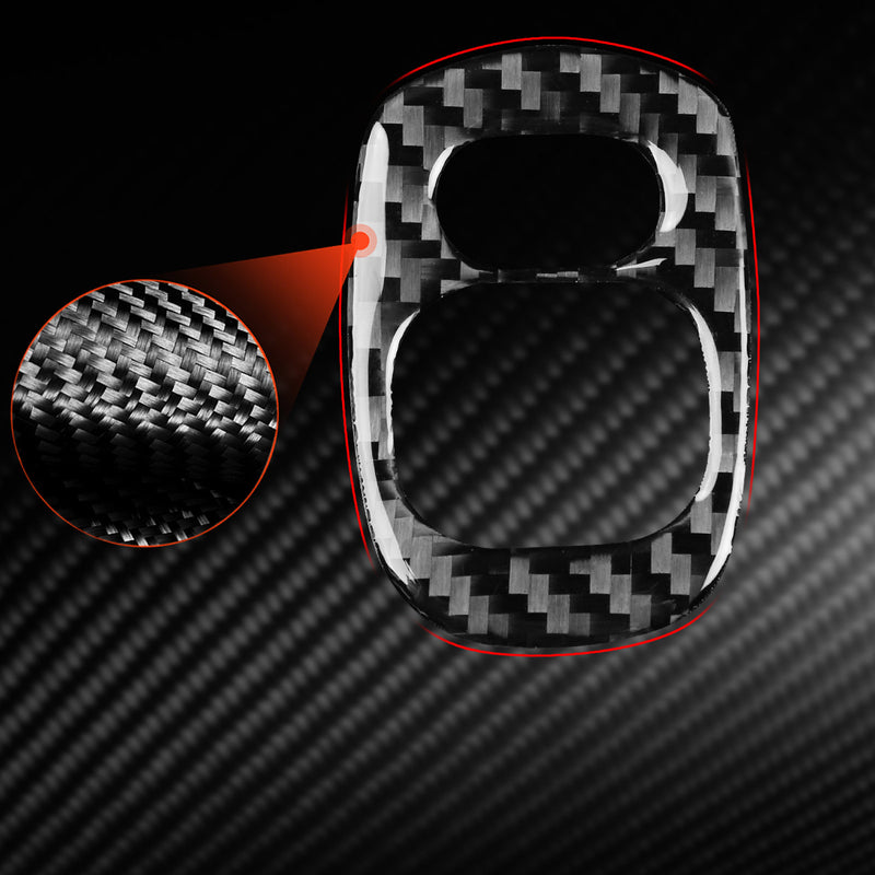 WXZOS Genuine Carbon Fiber Wing Mirror Adjust Switch Trim for Toyota Celica 2000-2005