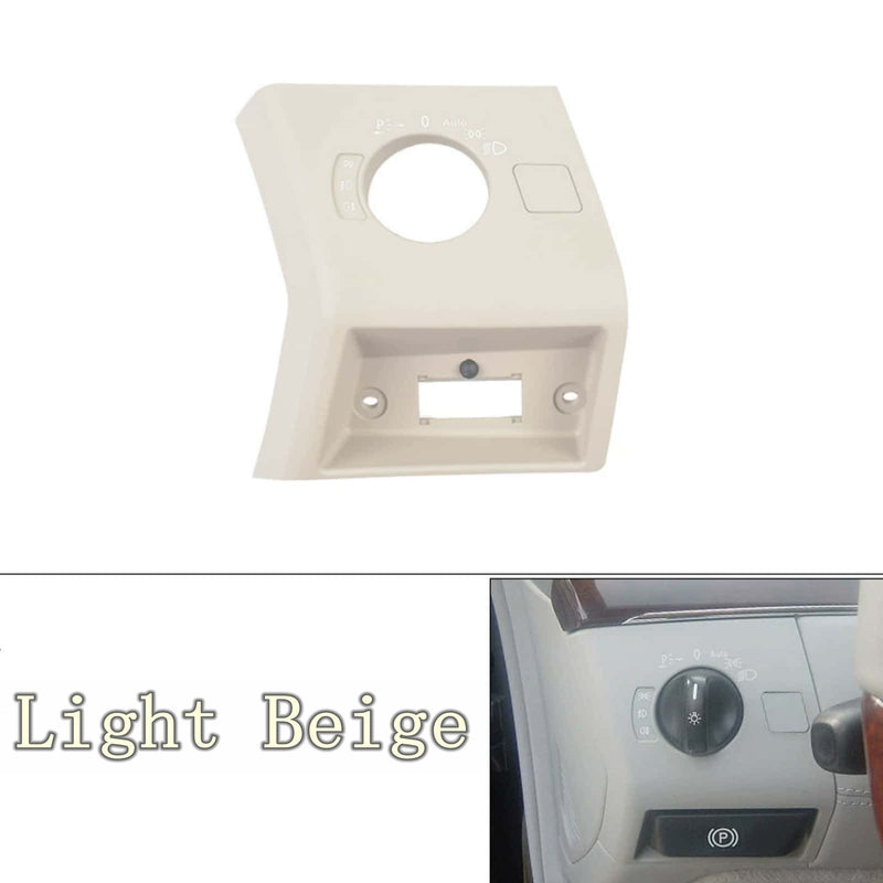 Light Beige Headlight Switch Bezel Cover for MercedesBenz W220 S-Class 1998-2005