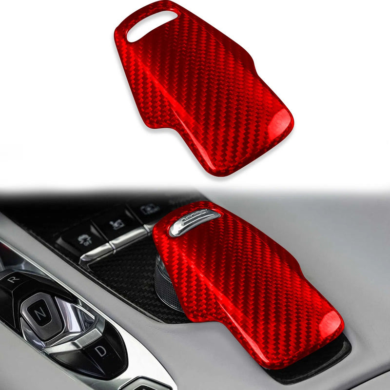 WXZOS Genuine Carbon Fiber HMI Controller Trim for Chevrolet Corvette C8 2020-2024