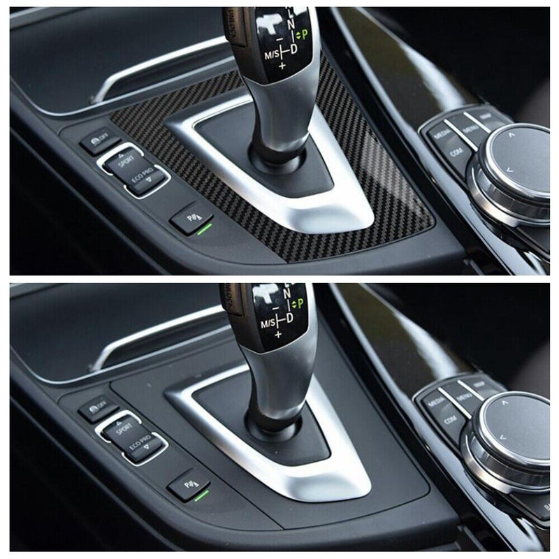 Gear Stick Shift Knob Boot Panel Cover Replace for BMW 3Series F30 F31 2013-2018