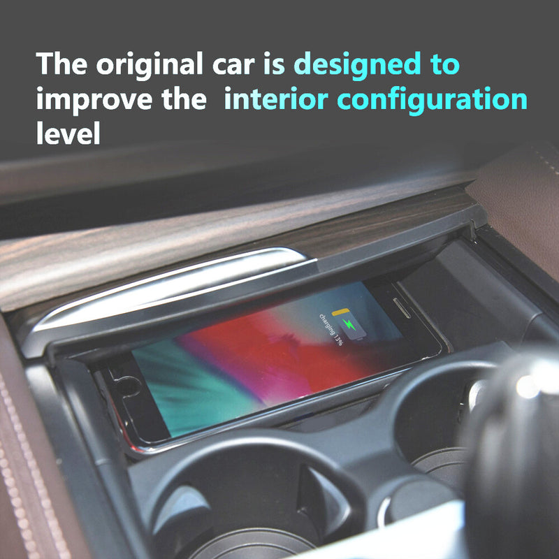 WXZOS Center Console Phone  Wireless Fast Charging Pad for BMW 5series G30 2018-2022
