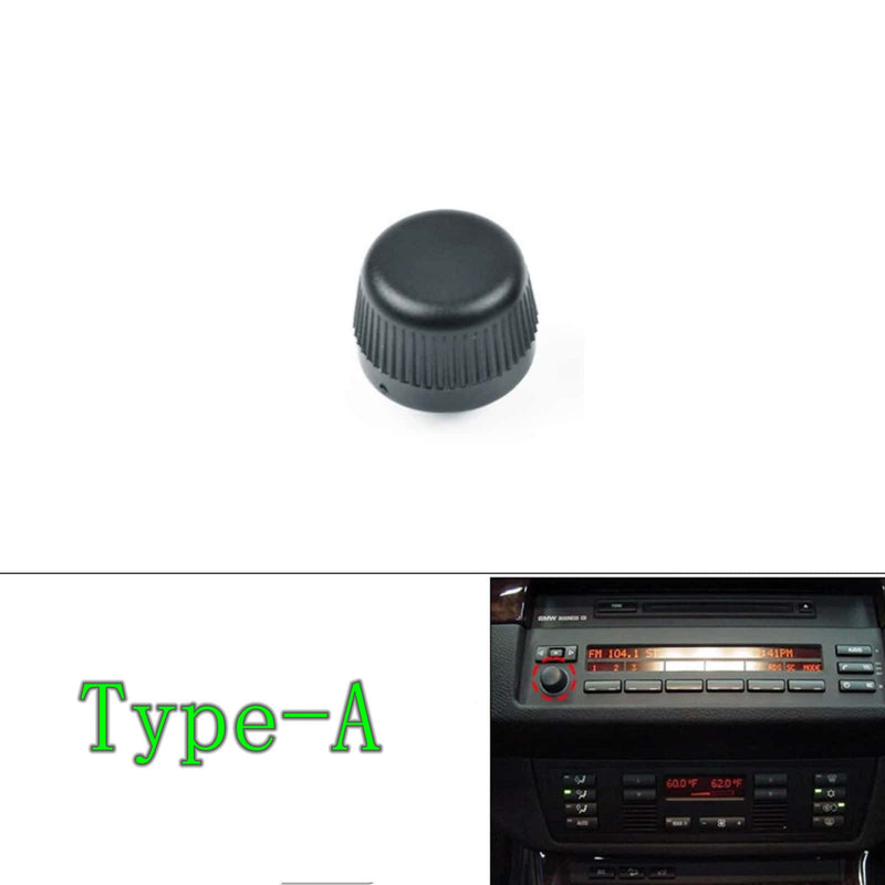 WXZOS Dashboard CD FM Radio Knob Volume Control Button for BMW E39 5series 1996-2003