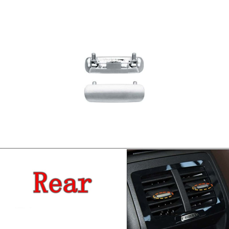 WXZOS 2pcs Rear Air Vent Slat Adjustment Tab Trim for BMW G01 F97 X3 X3M 2019-2021