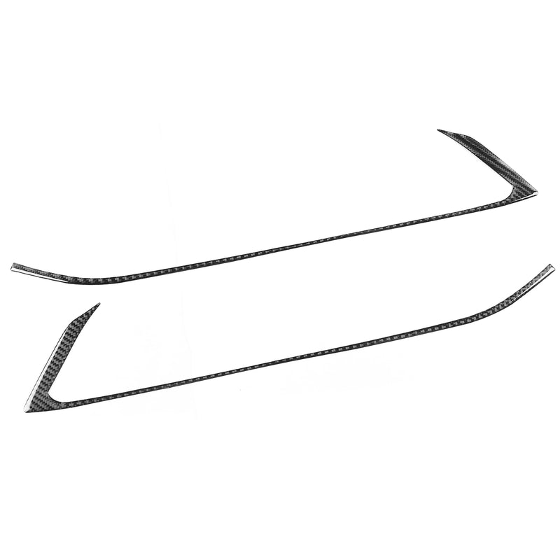 WXZOS Genuine Carbon Fiber Door Panel Armrest Trim for Chevrolet Corvette C8 2020-2024