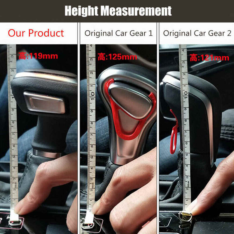 New Sale DIY Best Gear Shift Knob Dual Slot For Audi A5 A7 Q5