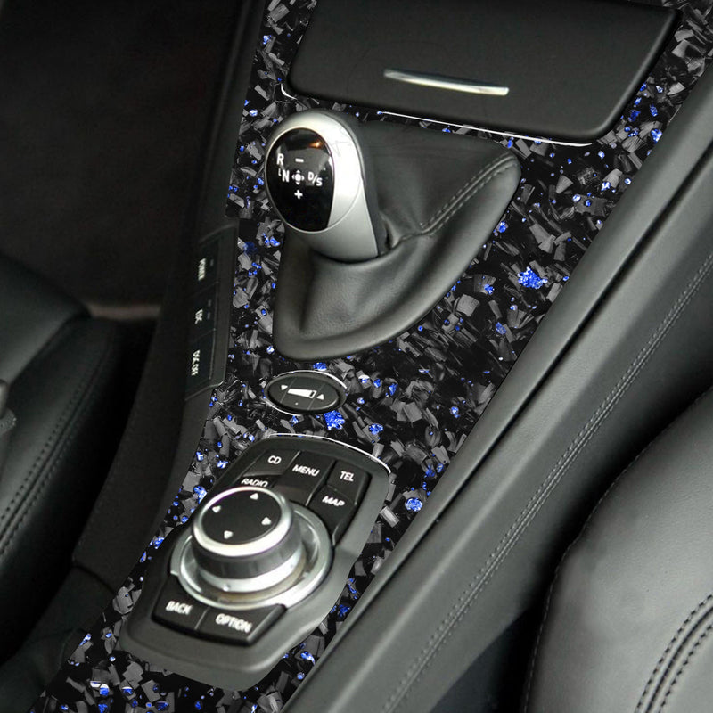 WXZOS Genuine Carbon Fiber Gear Shift Lever Panel Trim for BMW M3 (E92/E93 ) 2007-2013