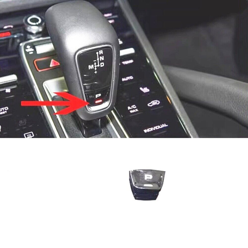 Sale Gear Shift Knob Lever P Button Cover for Porsche Cayenne 2018-2023