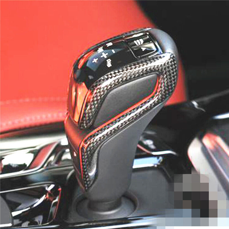 Genuine Carbon Fiber Gear Shift Knob Cover Trim for BMW M5 F90 2018-2023