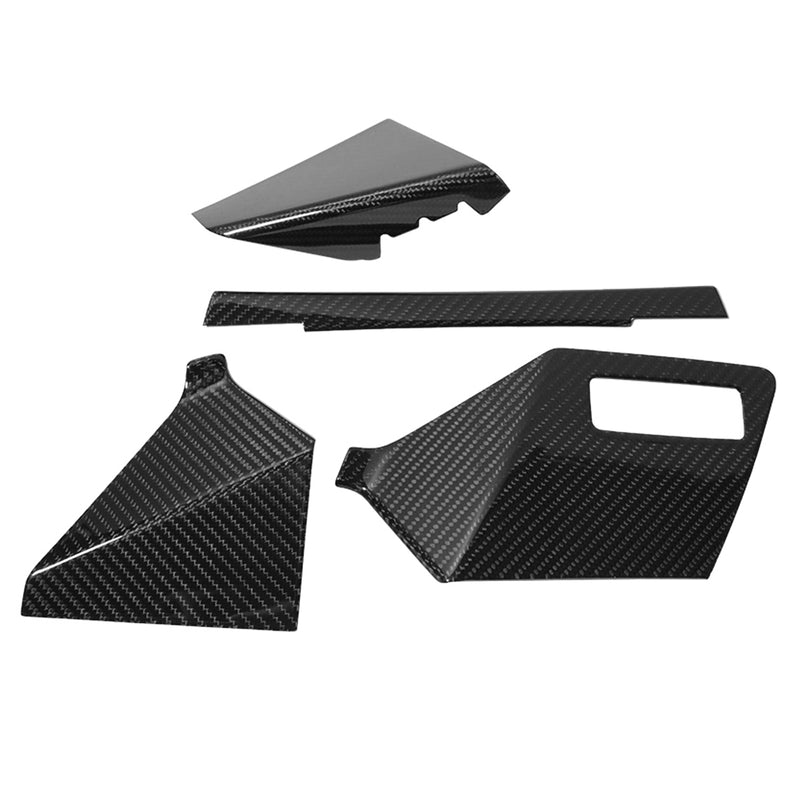 WXZOS Genuine Carbon Fiber Center Console Dashboard Trim for Audi A3 S3 RS3 2021-2023