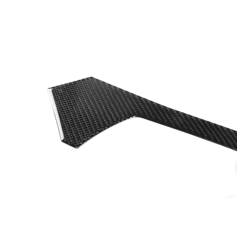 WXZOS Genuine Carbon Fiber Rear Trunk Lid Trim for Chevrolet Corvette C8 2020-2024