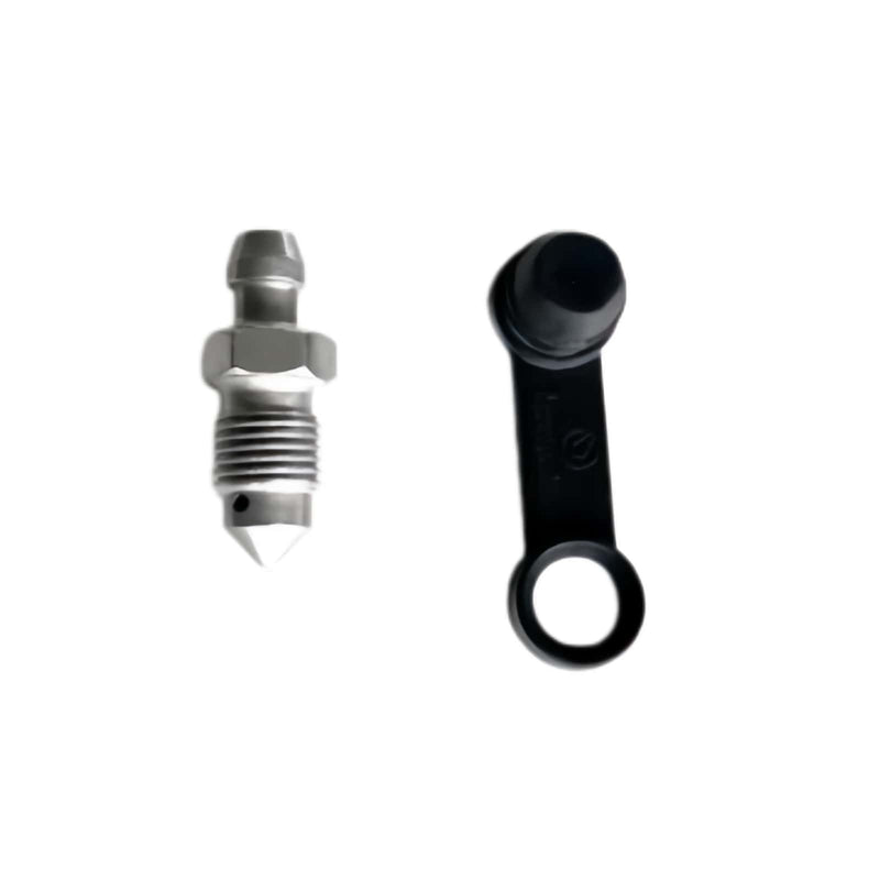 WXZOS Bleed Valve Brake Caliper Bleeder Screw w/Boot for Porsche 987 Boxster 2005-2012