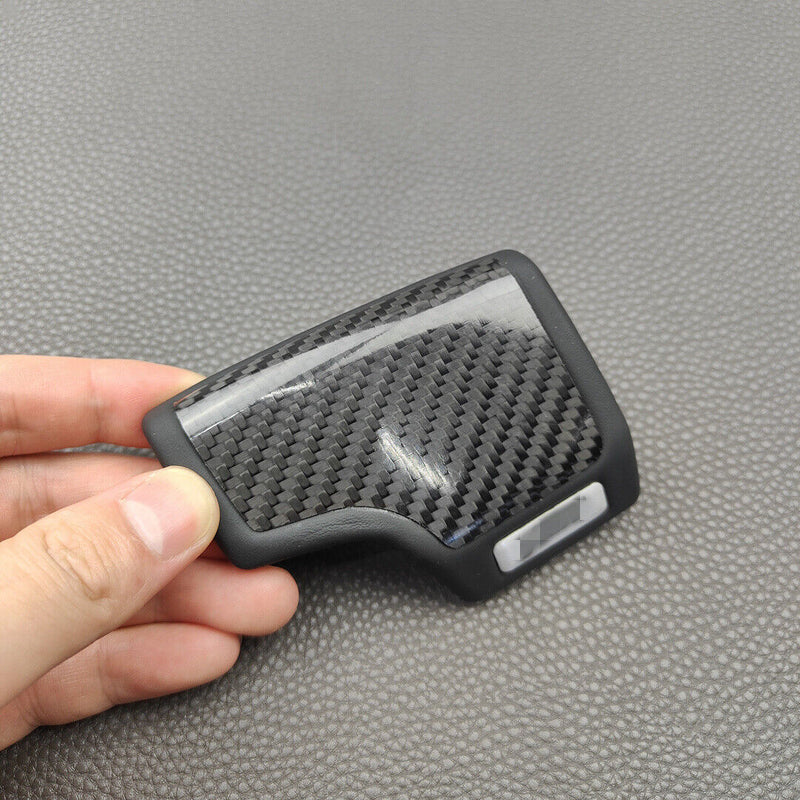 Carbon Fiber Gear Shift Knob Cover for Audi 2019-2022 A6 C8 S6 A7 2021-2022 Q8