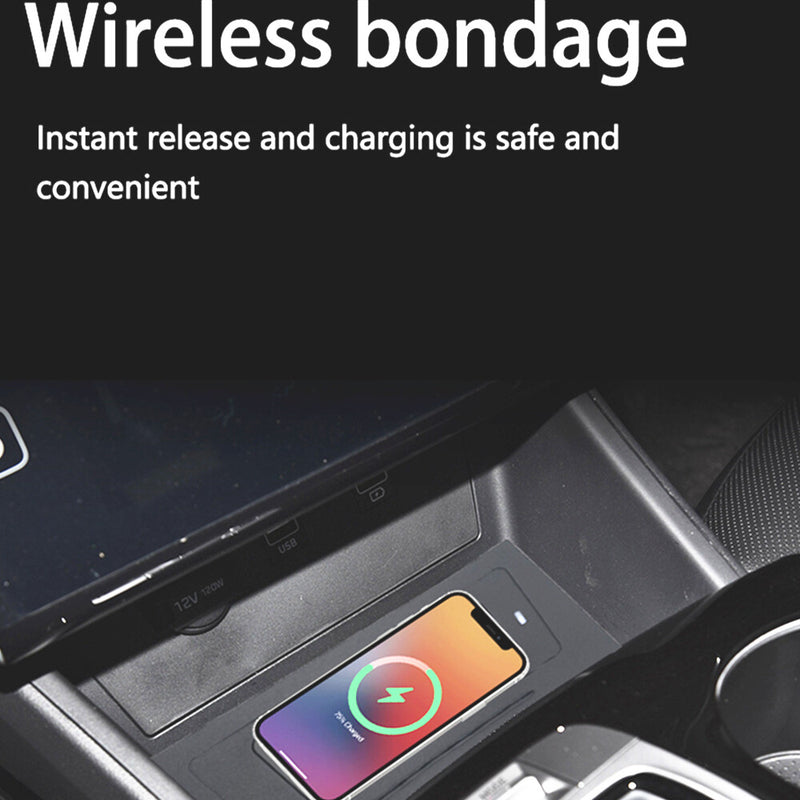 WXZOS Center Console Phone Wireless Fast Charging Pad for Hyundai Tucson 2021-2023