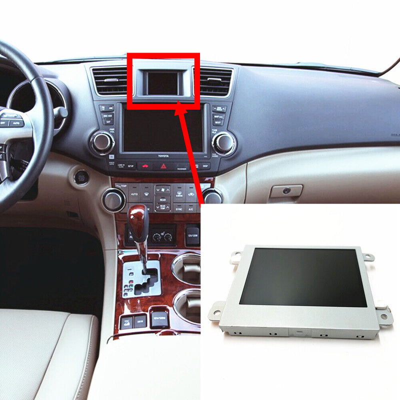 Front Dash Mounted Information Display Screen for Toyota Highlander 2011-2013