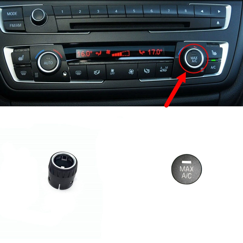 WXZOS A/C Panel AUTO/MAX Switch Button Knob for BMW 3Series F30 F31 F34 GT 2013-2018