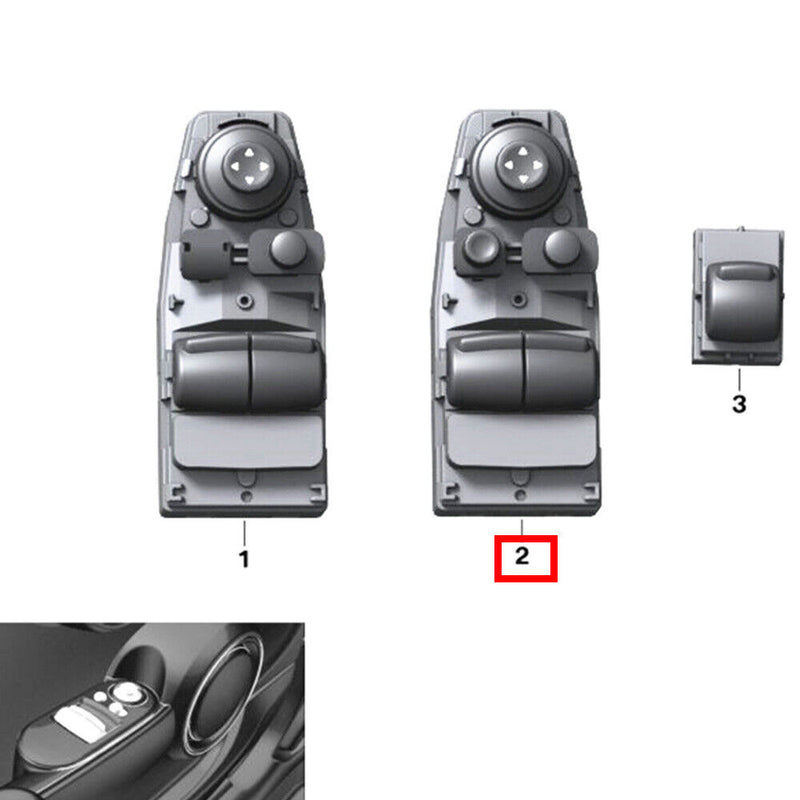 Driver Side Window Switch Button for Mini Cooper Paceman R61 2013-2015