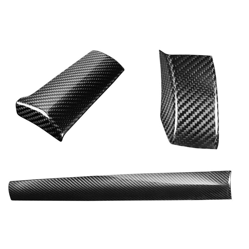 Car Genuine Carbon Fiber Front Console Panel Trim Kit for Honda Civic 2016-2020