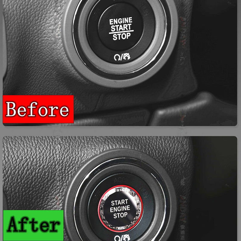 WXZOS Crystal Start Stop Ignition Switch Button for Maserati Quattroporte 2013-2024