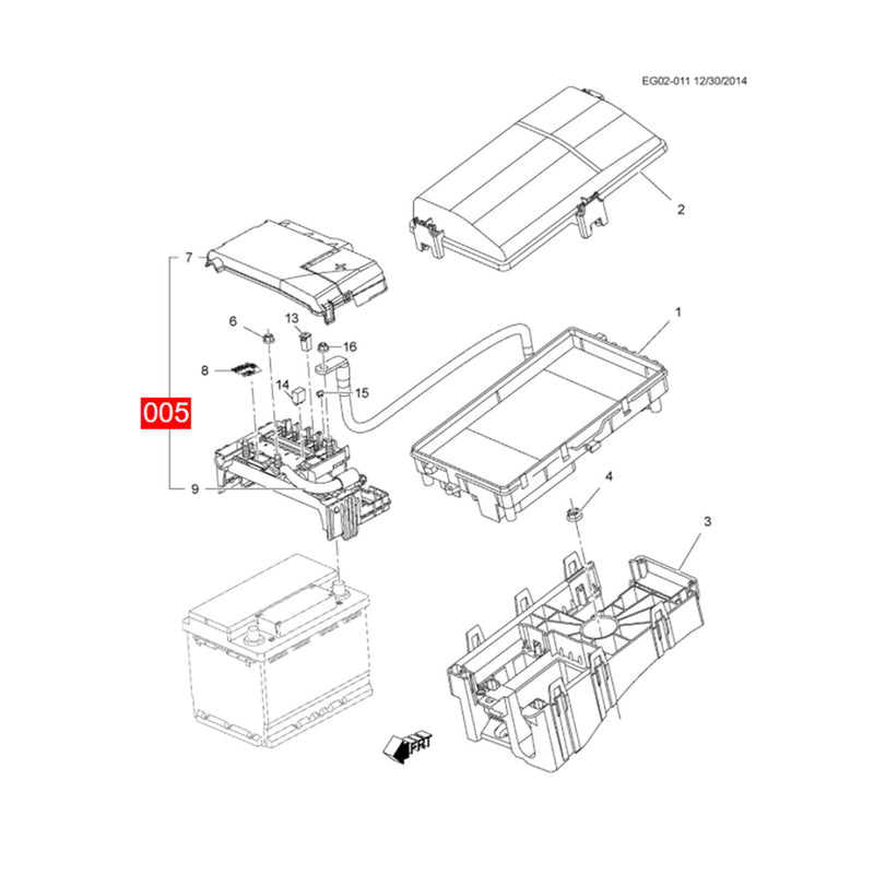 WXZOS 100A/250A/300A Battery Distribution Block Fuse for Chevrolet 2015-2021 Colorado