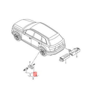 433MHZ TIRE PRESSURE SENSOR TPMS 5Q0907275B For AUDI SKODA PORSCHE VOLKSWAGEN