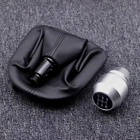 5Speed Aluminum Alloy Gear Shift Knob w/Gaitor Boot for Peugeot 308 2004-2012 MT