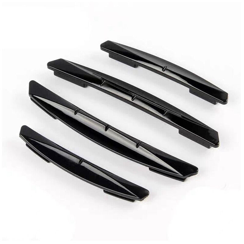 Universal Black 4Pcs Car Door Edge-Scratch Anti-collision Protector Guard Strip