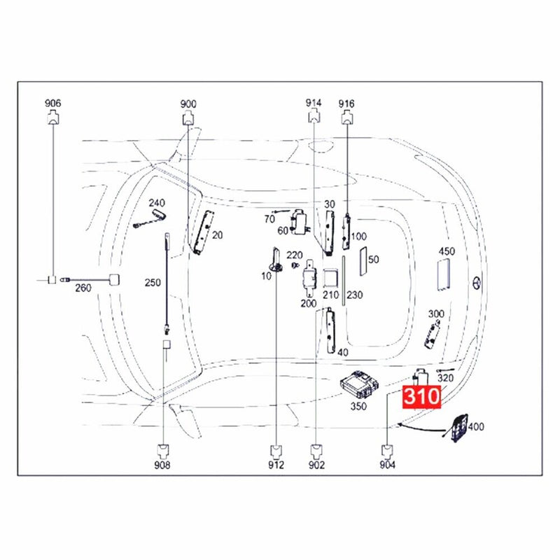 Modulo splitter amplificatore duplexer antenna radio per Benz GLC C253 X253 2...