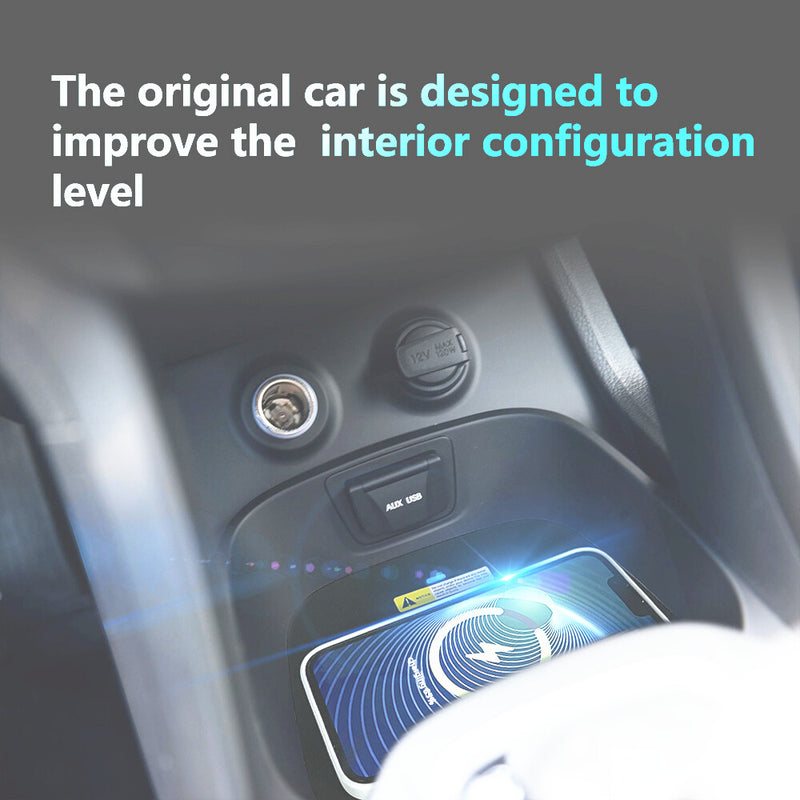 WXZOS Center Console Phone Wireless Fast Charging Pad for Hyundai ix45 2013-2017