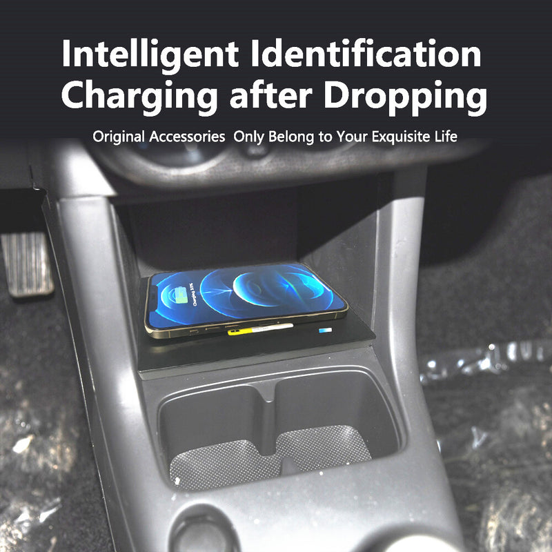 WXZOS Center Console Wireless Fast Charging Pad for Suzuki Swift 2016-2020