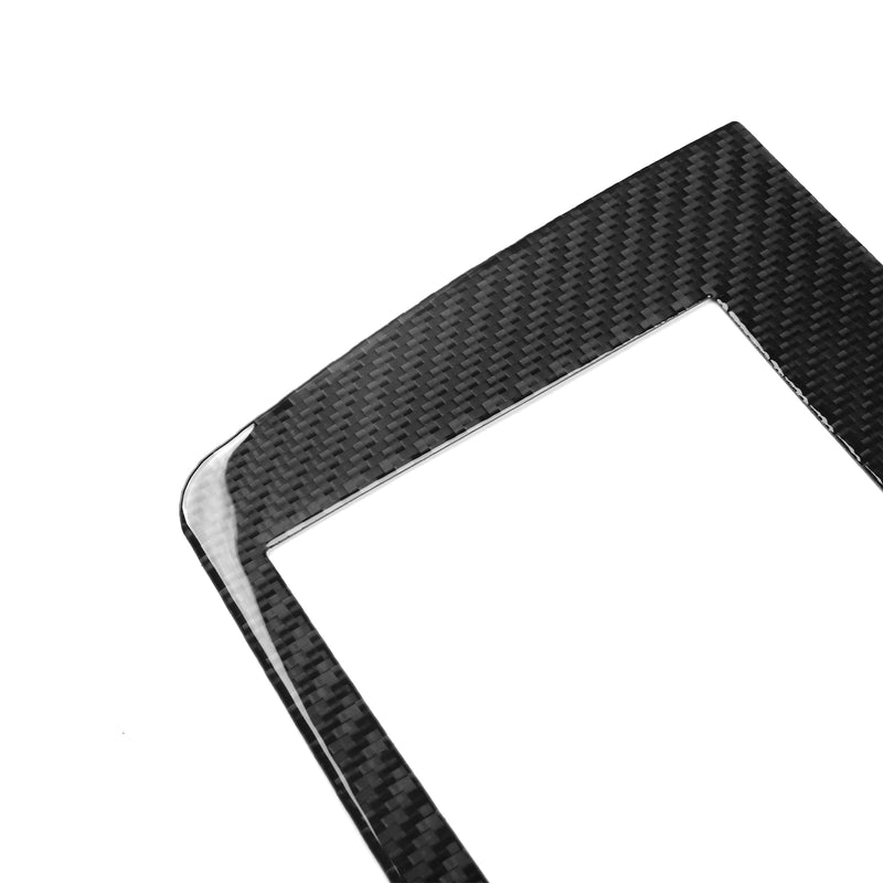 WXZOS Genuine Carbon Fiber Infotainment Display Trim for Chevrolet Corvette C8 2020-24